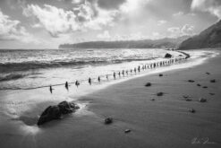 andre donawa fine art photography black and white bath beach Barbados