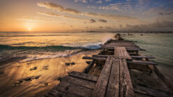 andre donawa fine art photography jetty pebbles beach barbados