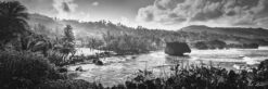 Fine art black and white photograph of Parlour, Bathsheba, Barbadosby Andre Donawa