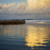 Fine Art Photography of ripples by the beach by Andre Donawa