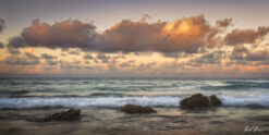 Fine art photograph of rocks in the sea,, Barbados by Andre Donawa, seacsape