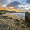 Fine art photograph of a sunset, Bathsheba, Barbados by Andre Donawa.