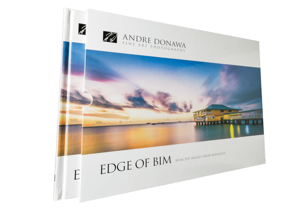 seascape book cover of Barbados by photographer Andre Donawa